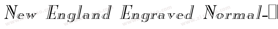 New England Engraved Normal字体转换